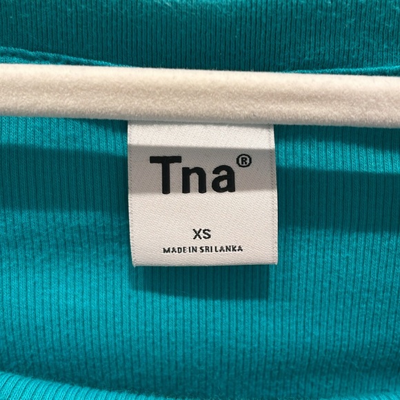 Tna crop top size:xs colour:greenish blue - Picture 3 of 4